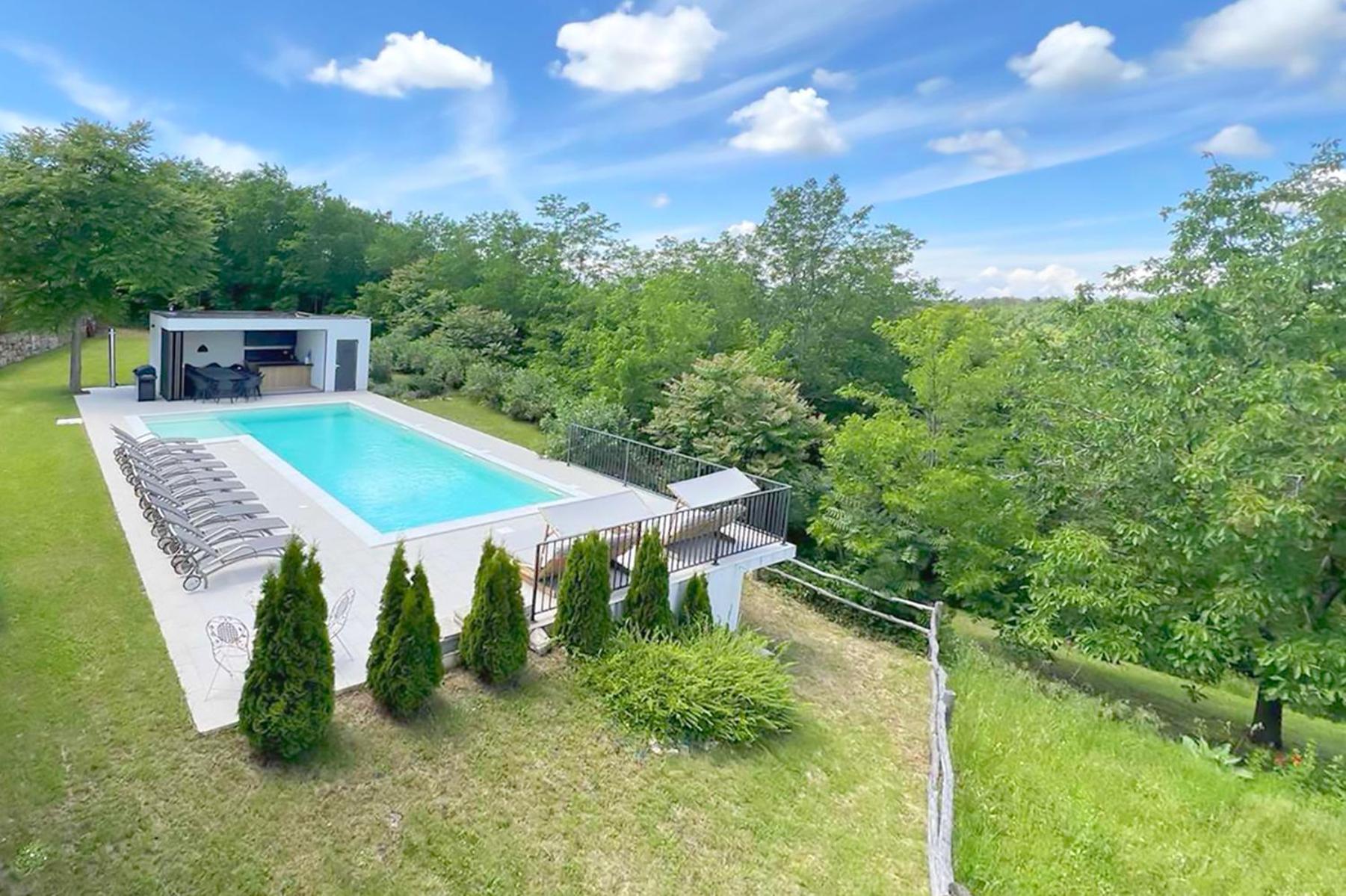 Villas Martincici With Large Pool Grožnjan Exteriör bild